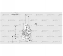 VAD2E50R/50R05FD-25VWR/PP/PP (88102185) Газовый клапан с регулятором давления Kromschroder