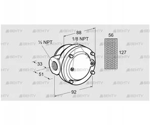 GFK 15TN40-3 (81935500) Газовый фильтр Kromschroder