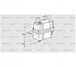 IC 30-30K3TR10 (03149352) Сервопривод Kromschroder