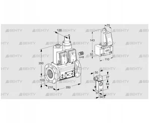 VCS8100F05NLWR3E/PPPP/2-B- (88204575) Сдвоенный газовый клапан Kromschroder