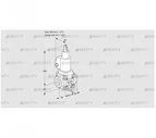 VAS3T40N/LWGL (88030248) Газовый клапан Kromschroder