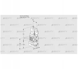 VAD2T-/40N/NQSR-50A (88008474) Газовый клапан с регулятором давления Kromschroder