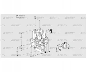 VCD1E25R/25R05ND-50O20WR/3-PP/PPPP (88103269) Регулятор давления Kromschroder