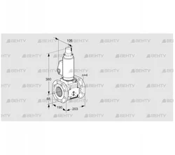 VAS7T80A05LQGLB/PP/MM (88203982) Газовый клапан Kromschroder