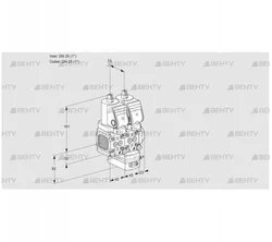 VCD1T25N/25N05FND-50QSR/PPPP/PPPP (88103064) Регулятор давления Kromschroder