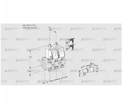 VCS1E15R/15R05NNWR6/3-PP/PPPP (88105932) Сдвоенный газовый клапан Kromschroder