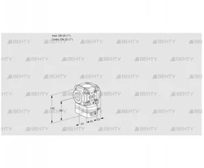 VRH1T25N05AA/PP/PP (88029126) Регулятор расхода Kromschroder