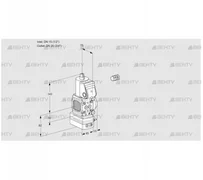 VAD1E15R/20R05FD-50WR/PP/PP (88102025) Газовый клапан с регулятором давления Kromschroder