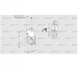 VAS2E40R/--05NWL/BS/PP (88104720) Газовый клапан Kromschroder