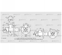 BIO 140RB-350/335-(47D)E (84099743) Газовая горелка Kromschroder