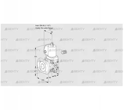 VAS240/-F/NWSL (88020807) Газовый клапан Kromschroder