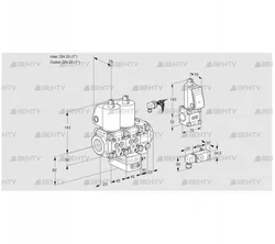 VCH1E25R/25R05NHEVWL/PPZS/3--2 (88104113) Клапан с регулятором расхода Kromschroder