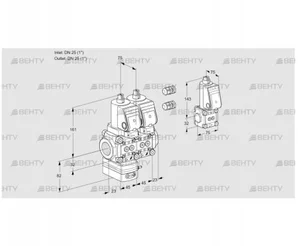 VCD1E25R/25R05D-25NWSR3/PPPP/PPBS (88103764) Регулятор давления Kromschroder