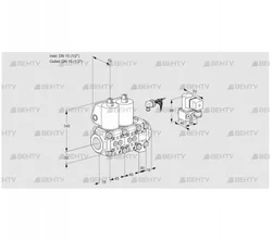 VCS1E15R/15R05NNVWL/BYPP/PPPP (88107769) Сдвоенный газовый клапан Kromschroder