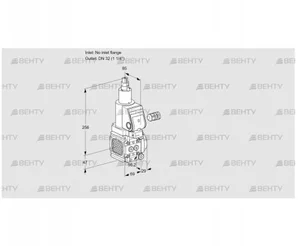 VAS2-/32R/LQGR (88030084) Газовый клапан Kromschroder