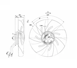 Осевой вентилятор ebmpapst A4E250AH0201