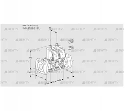 VCS2E40F/40F05NNWR3/PPPP/PPPP (88100102) Сдвоенный газовый клапан Kromschroder