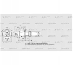 BIC 65HB-500/535-(34)E (84031063) Газовая горелка Kromschroder