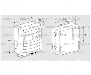 BCU460W1P6C0D1000K1E0-/LM400WF0O0E1- (88680204) Блок управления горением Kromschroder