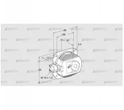 DL 4, 5K-3 30 (84444736) Датчик-реле давления воздуха Kromschroder