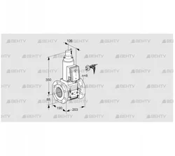 VAS780F05LWE/PP/PP (88204347) Газовый клапан Kromschroder