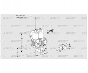 VCD1E25R/25R05FND-25WL/PPPP/2-PP (88106935) Регулятор давления Kromschroder