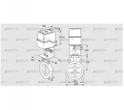 IDR200Z03D100AS/50-30W20TR10 (88302948) Дроссельная заслонка Kromschroder