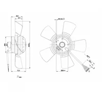 Осевой вентилятор ebmpapst A2D240AA0202