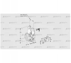 VAS250R/NQ (88013507) Газовый клапан Kromschroder