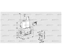 VCS8100F05NLWLE/PP4P/PPEP (88207687) Сдвоенный газовый клапан Kromschroder