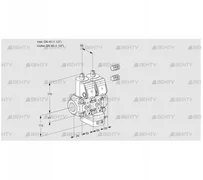 VCV2E40R/40R05NVKWR3/PPPP/PPPP (88105333) Клапан с регулятором соотношения Kromschroder