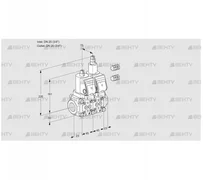 VCS1E20R/20R05NLWGR3/PPPP/PPPP (88103408) Сдвоенный газовый клапан Kromschroder