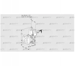 VAS240/-F/NW (88007697) Газовый клапан Kromschroder