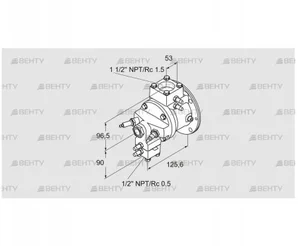 TJ28.0025-A1AMATNA9D2FAB0 (85401305) Газовая горелка Kromschroder