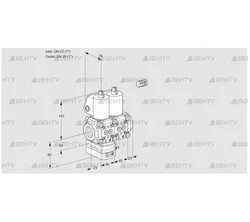 VCD1E25R/25R05D-25NWL/PPPP/PPPP (88104937) Регулятор давления Kromschroder