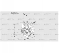 VCV2E40F/40F05FNVKWR/PPPP/PPPP (88100895) Клапан с регулятором соотношения Kromschroder