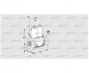 VCS665F05NNWL3B/PPPP/PPPP (88204068) Сдвоенный газовый клапан Kromschroder