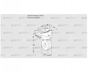 IBG50/40Z05/20-07W2TR10 (88301869) Дроссельная заслонка Kromschroder