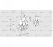 VCS1E25R/25R05NLWR3/PPPP/PPBS (88104444) Сдвоенный газовый клапан Kromschroder