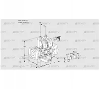 VCV3E50F/50F05NVKWR/3-PP/PPPP (88104012) Клапан с регулятором соотношения Kromschroder