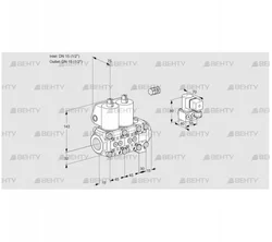 VCS1E15R/15R05NNVWL/PPBY/PPPP (88107770) Сдвоенный газовый клапан Kromschroder