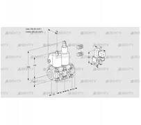 VCS1E20R/20R05NLWL3/PPBY/MMPP (88103885) Сдвоенный газовый клапан Kromschroder