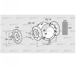 GFK 125F40-3 (81945100) Газовый фильтр Kromschroder