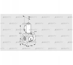 VAS6T65A05NQSLB/PP/PP (88203596) Газовый клапан Kromschroder