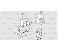 VCS665F05NNWR3E/4-2P/3-Z- (88207414) Сдвоенный газовый клапан Kromschroder