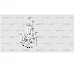 VAS7T80A05NWE/PP/PP (88207908) Газовый клапан Kromschroder