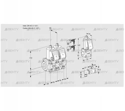 VCS2E40R/40R05NNWR6/PP4-/PPZS (88104597) Сдвоенный газовый клапан Kromschroder