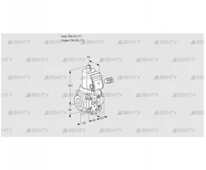 VAN125R/NQSR (88012164) Сбросной газовый клапан Kromschroder