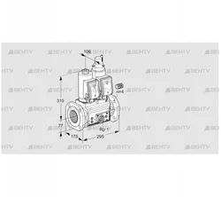 VCS665F05NLQSR3E/PPEP/PPPP (88205298) Сдвоенный газовый клапан Kromschroder