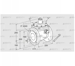 JSAV 80TA50/1-0Z (03151144) Предохранительный запорный клапан Kromschroder